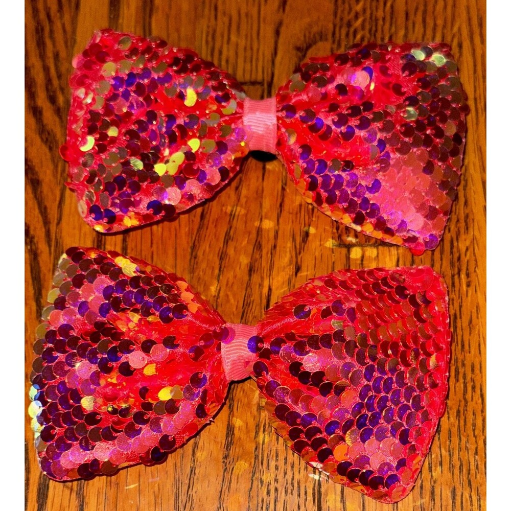 Crocs Jibbitz Bling Sequin Bow for shoes Set Of 2